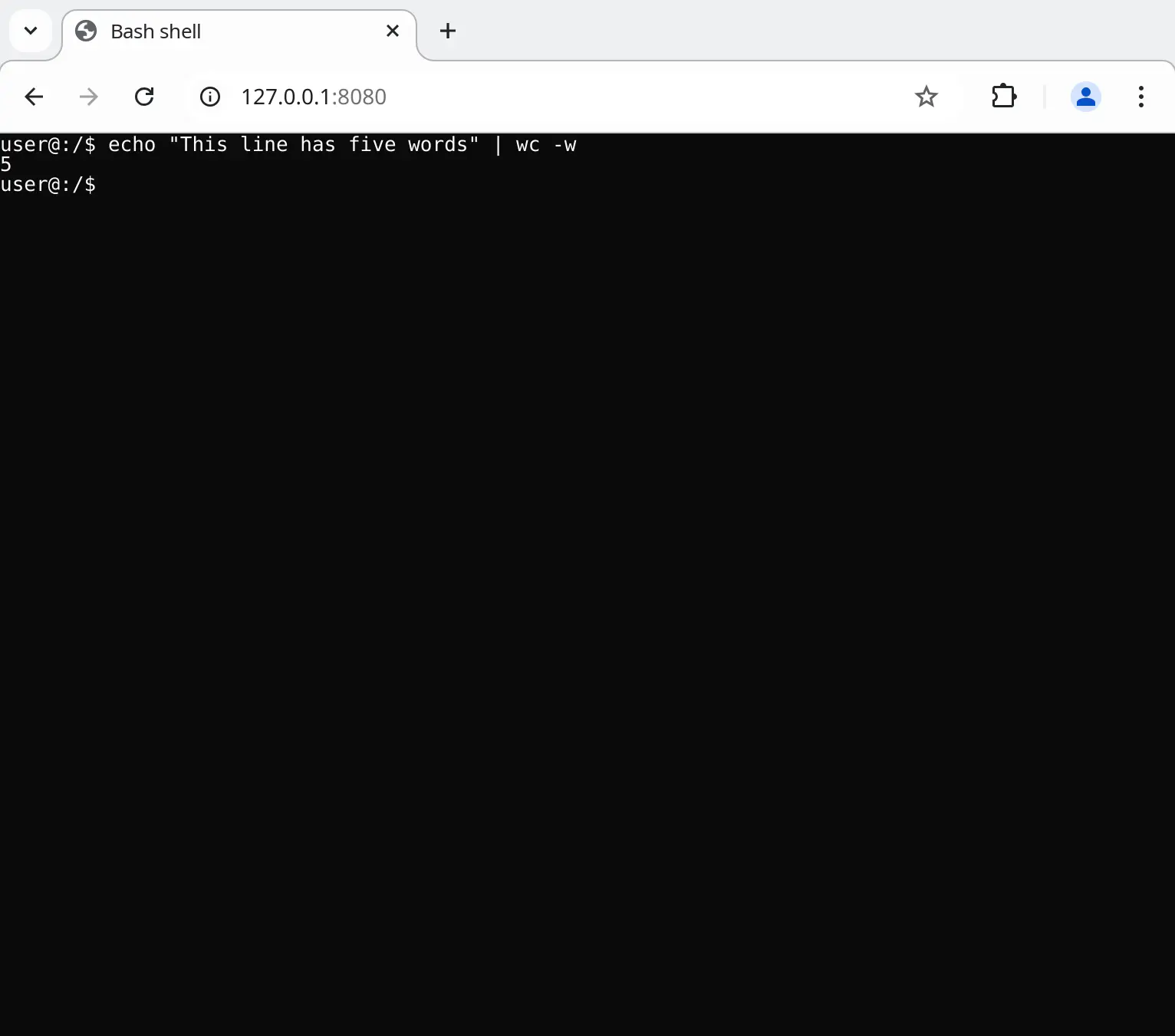 Bash in the browser